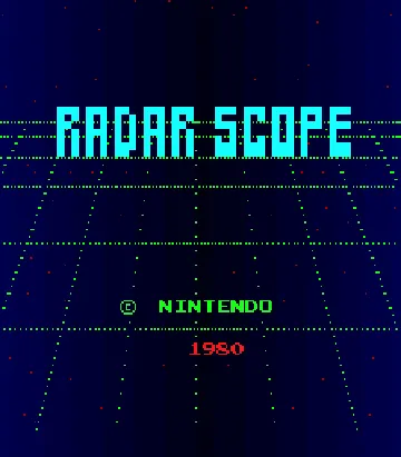 Radar Scope screen shot title